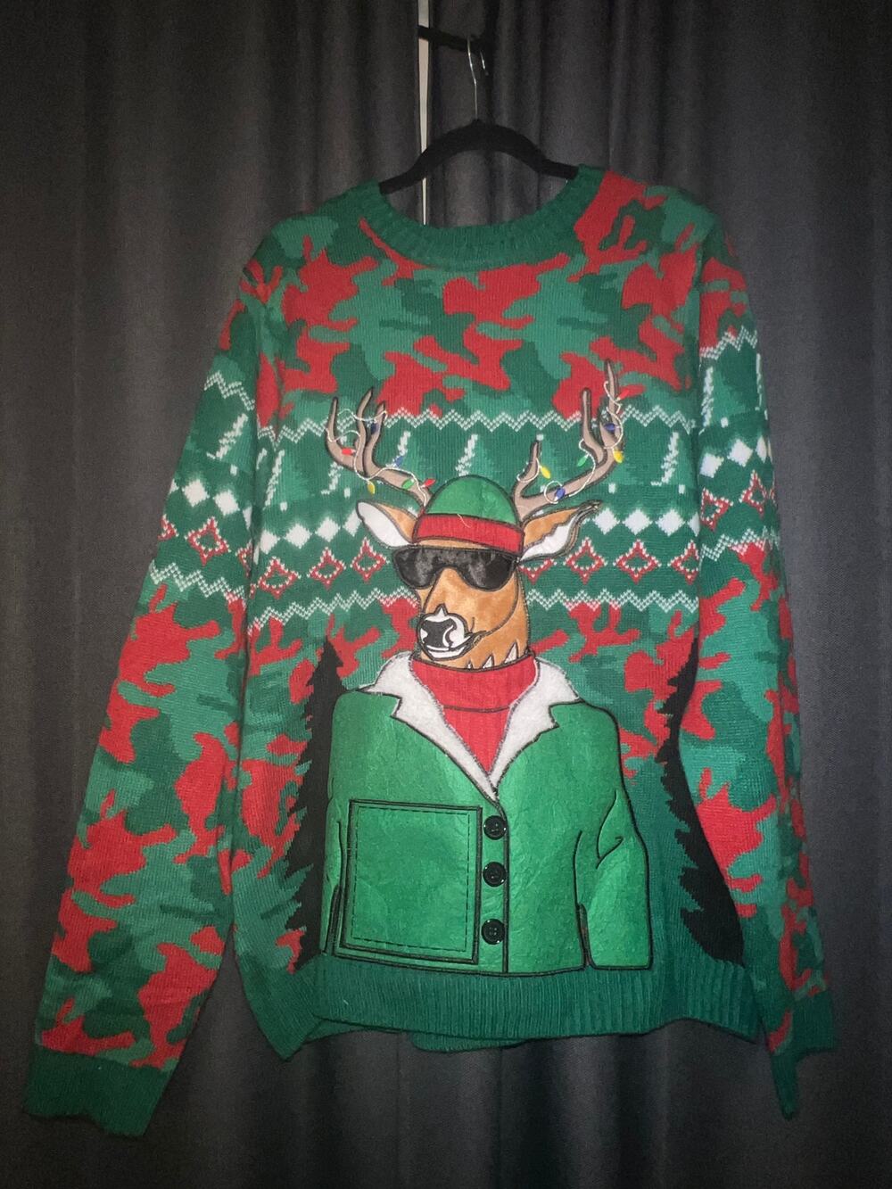 Ugly Christmas Sweater Xmas Size XL
